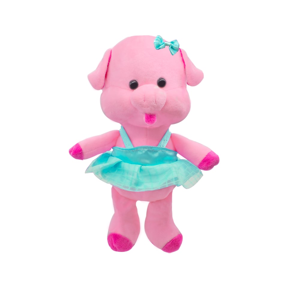 Peluche Cerdita Con Moño Peluche Cerdita Con Moño
